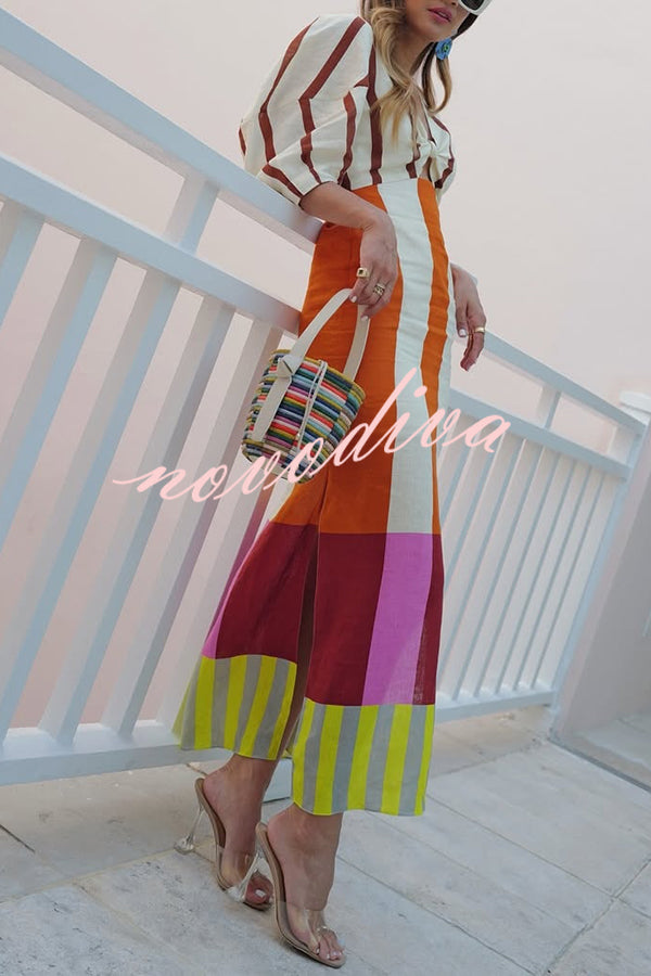 Linen Midi Dress™ — Breezy Elegance Meets Effortless Style