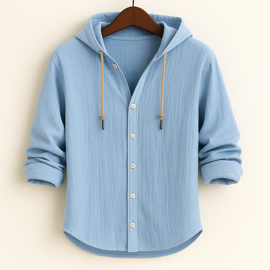 AliraWeave™ Hoodie Shirt — Light, Breezy Layers for Effortless Style