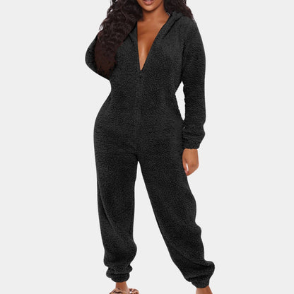 Everwyn™ Plush Jumpsuit — Cozy Silhouette, Chic Comfort