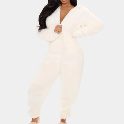 Everwyn™ Plush Jumpsuit — Cozy Silhouette, Chic Comfort