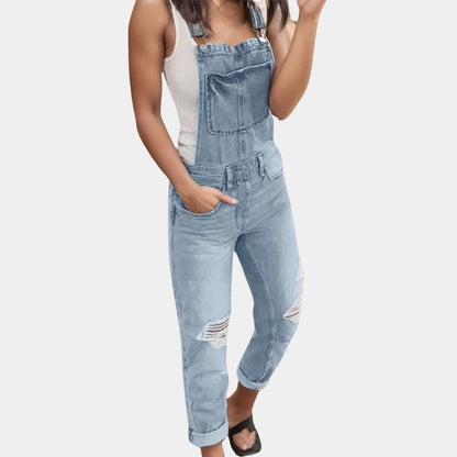Liora Denim Jumpsuit™ — Flattering Fit Meets Timeless Edge