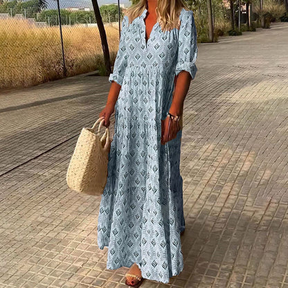 Virelle Midi Dress™ — Effortless Comfort, Flattering Flow