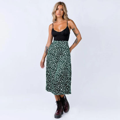 Serenelle Midi Skirt™ — Silky Soft Elegance with Edge