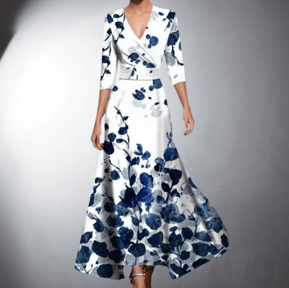 LioraBloom™ Floral Dress — Effortless Soft Sophistication