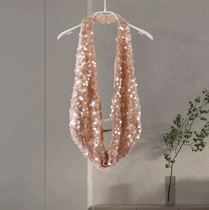 Sheer Mesh Halter™ — Airy Fit with Floral Grace