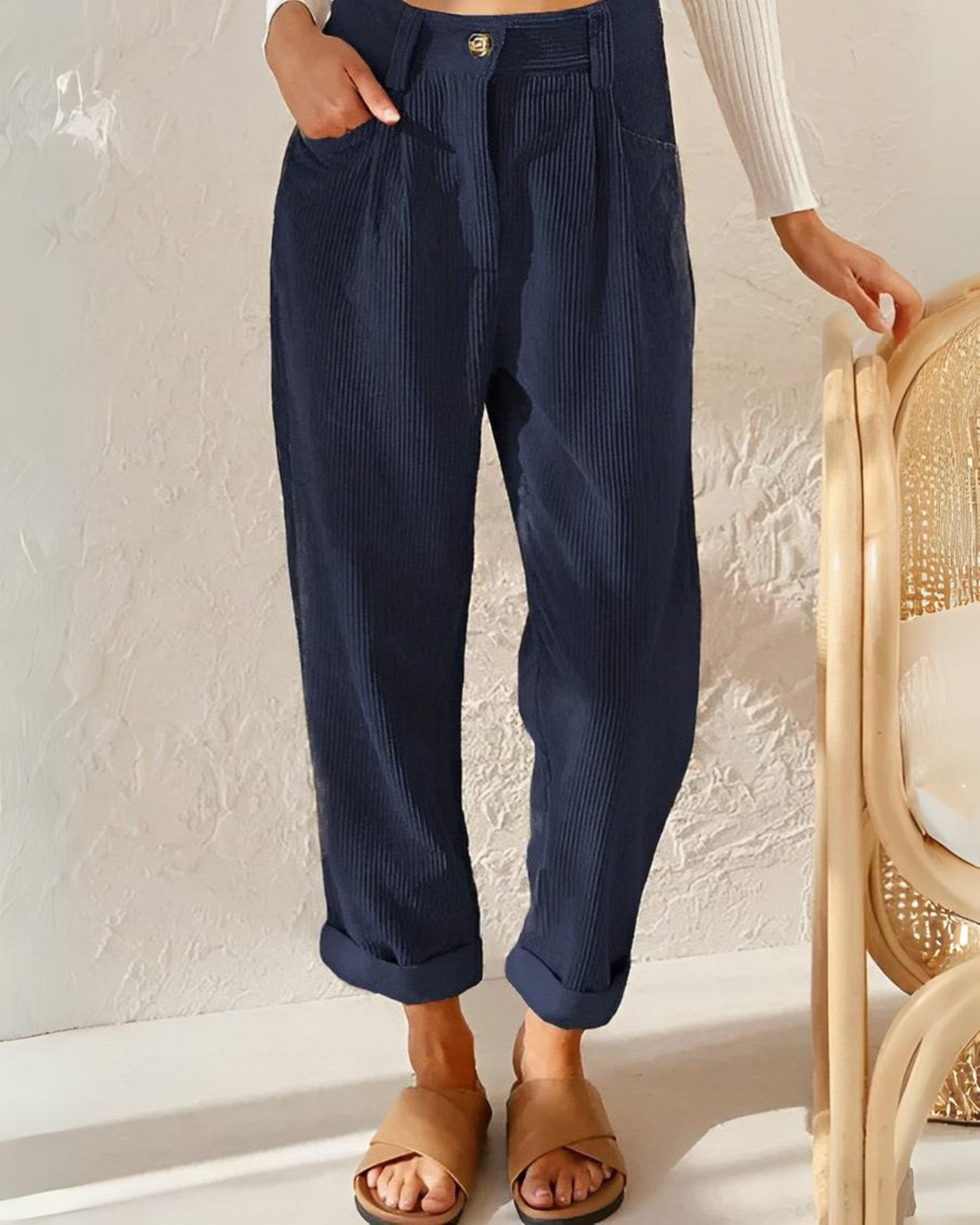 High-Waisted Trousers™ — Sleek Fit, Effortless Style