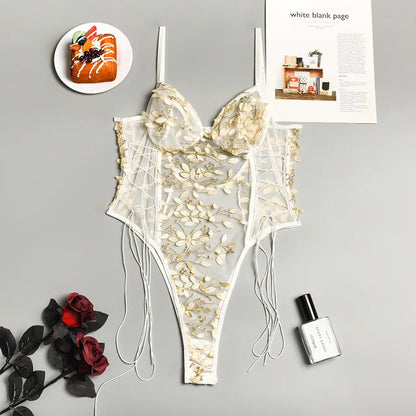 ElaraSilk™ Bodysuit — Sculpted Lace, Effortless Confidence