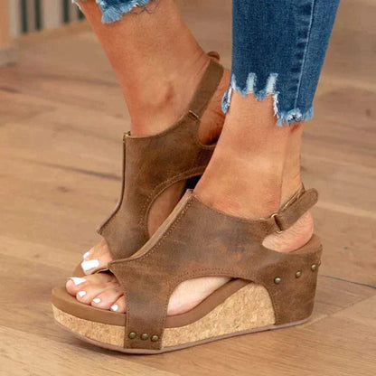Mirovi Wedge Sandals™ — Effortless Comfort Meets Chic Style