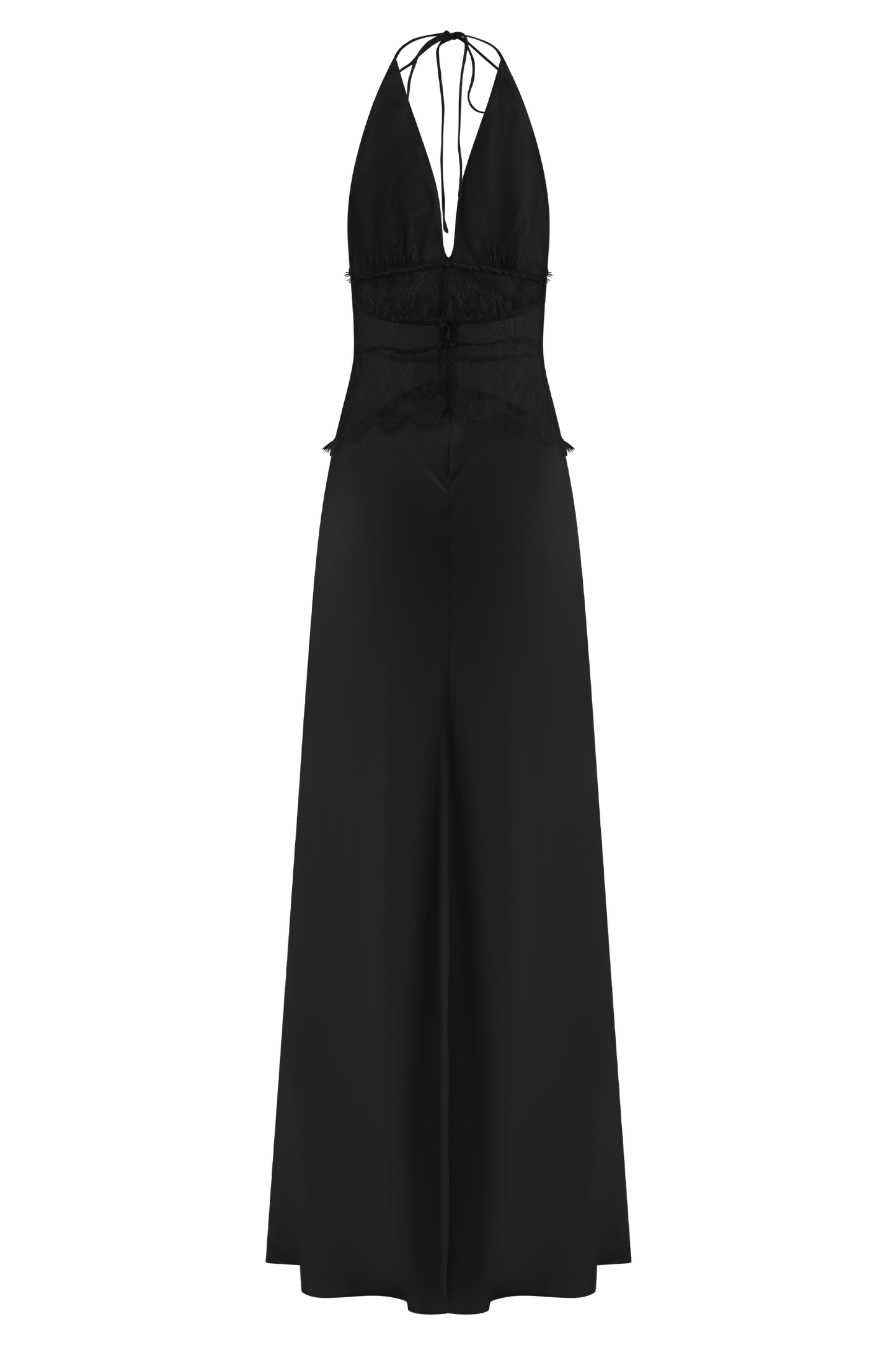 AvaireSilk™ Lace Satin Dress — Flawless Elegance with Effortless Grace