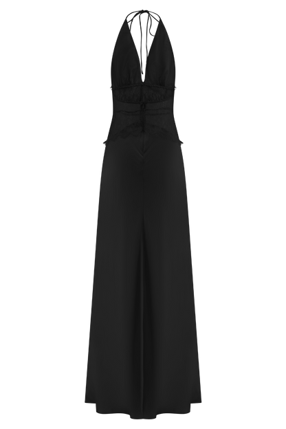 AvaireSilk™ Lace Satin Dress — Flawless Elegance with Effortless Grace