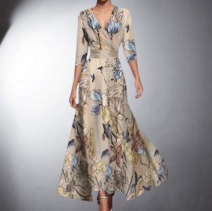 LioraBloom™ Floral Dress — Effortless Soft Sophistication