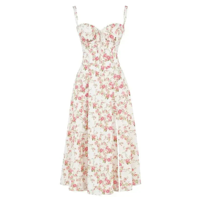 SoveaFrame™ Waist Dress — Sculpted Elegance Meets Summer Breeze