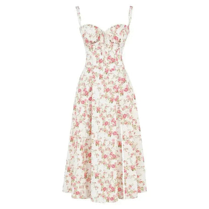 SoveaFrame™ Waist Dress — Sculpted Elegance Meets Summer Breeze
