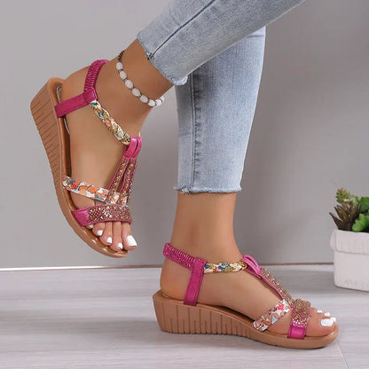 MariselleAura™ Sandals — Boho Charm Meets All-Day Comfort