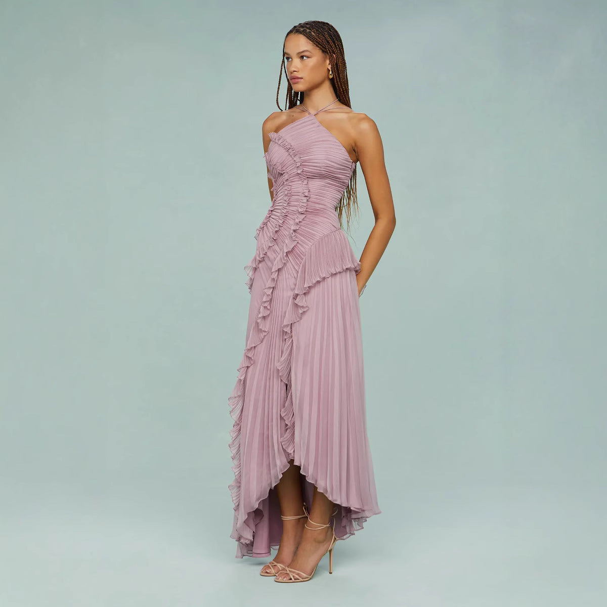 Lilac Maxi™ — Graceful Ruffles, Effortless Flow