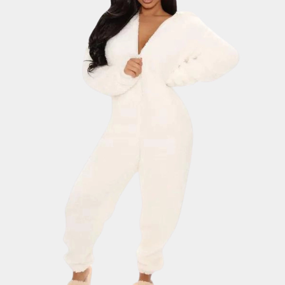 Everwyn™ Plush Jumpsuit — Cozy Silhouette, Chic Comfort
