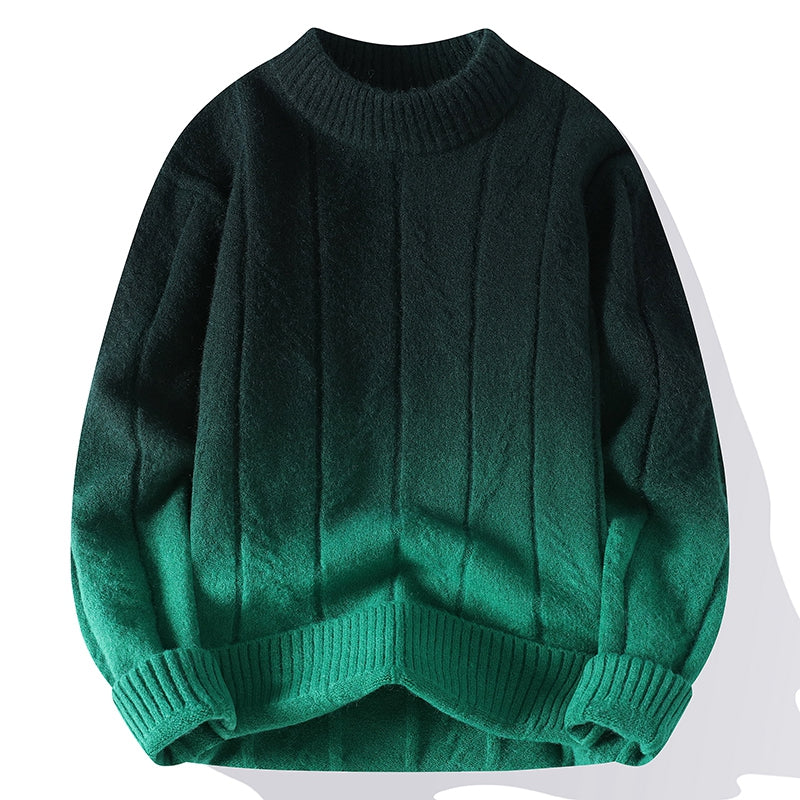 Gradient Knit Sweater™ — Cozy Fit with Chic Ombre Flair