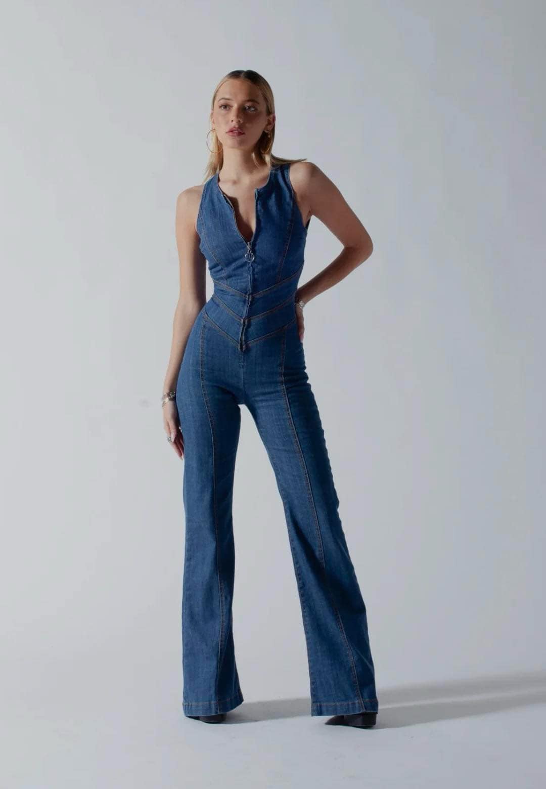 Signature Heart Cut-Out Jumpsuit™ — Sculpted Elegance, Playful Edge