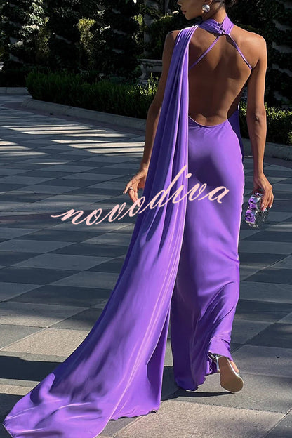 Signature Shoulder Satin Dress™ — Flatter Your Curves with Grace