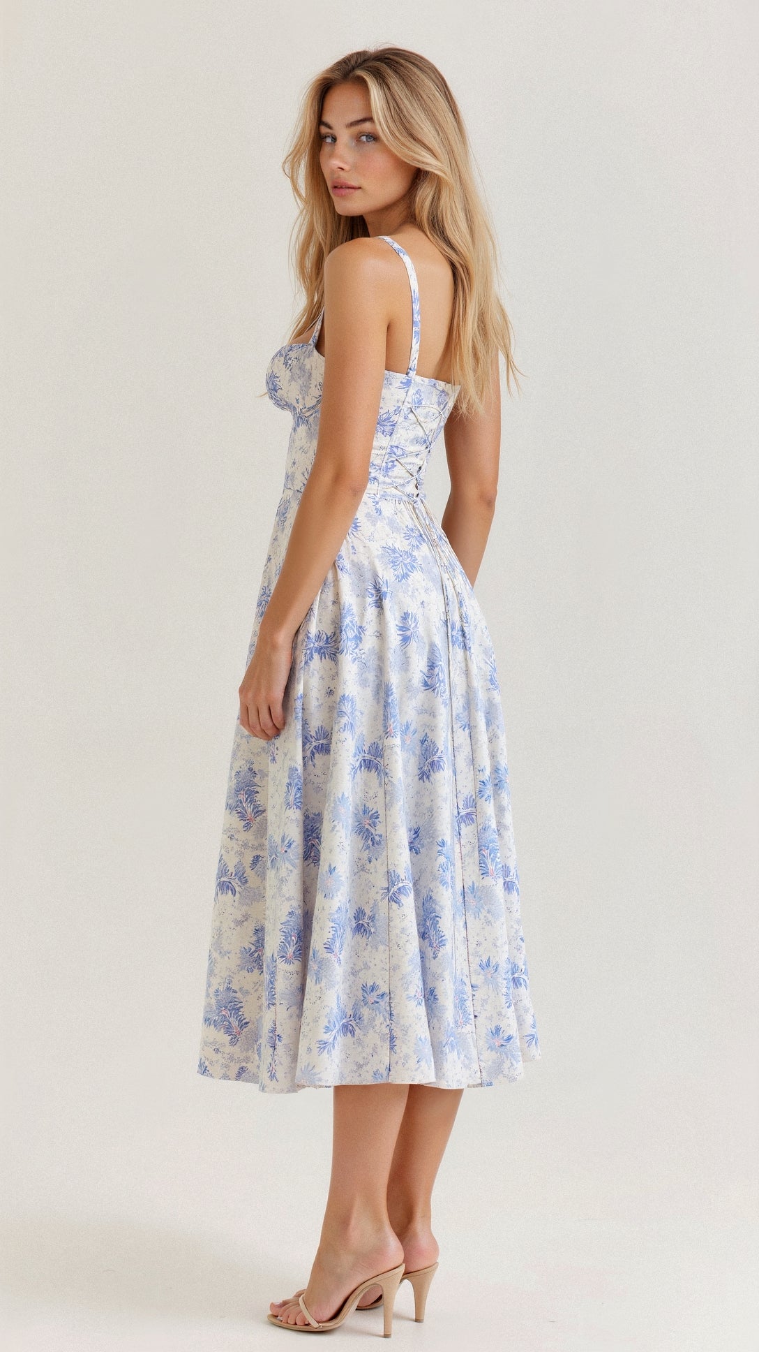 SoveaFrame™ Waist Dress — Sculpted Elegance Meets Summer Breeze