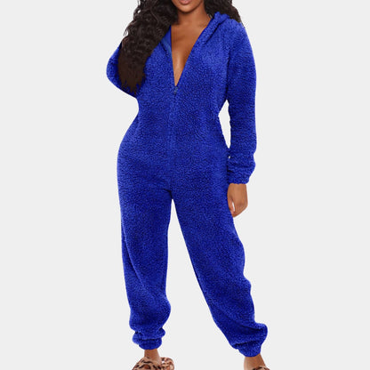 Everwyn™ Plush Jumpsuit — Cozy Silhouette, Chic Comfort