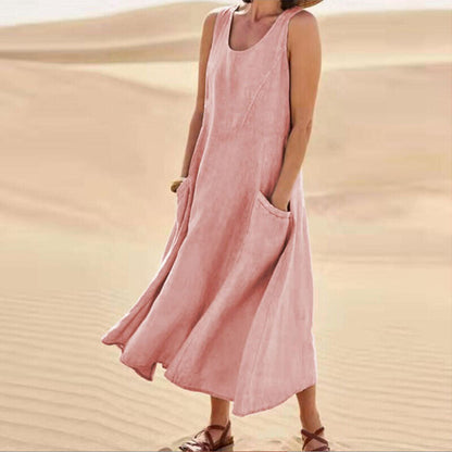 AlaraFlow™ Dress — Breathable Ease, All-Day Chic