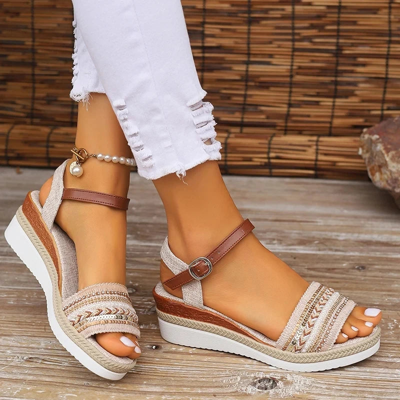 PlatformSandals™ — Elevate Your Steps with Effortless Charm
