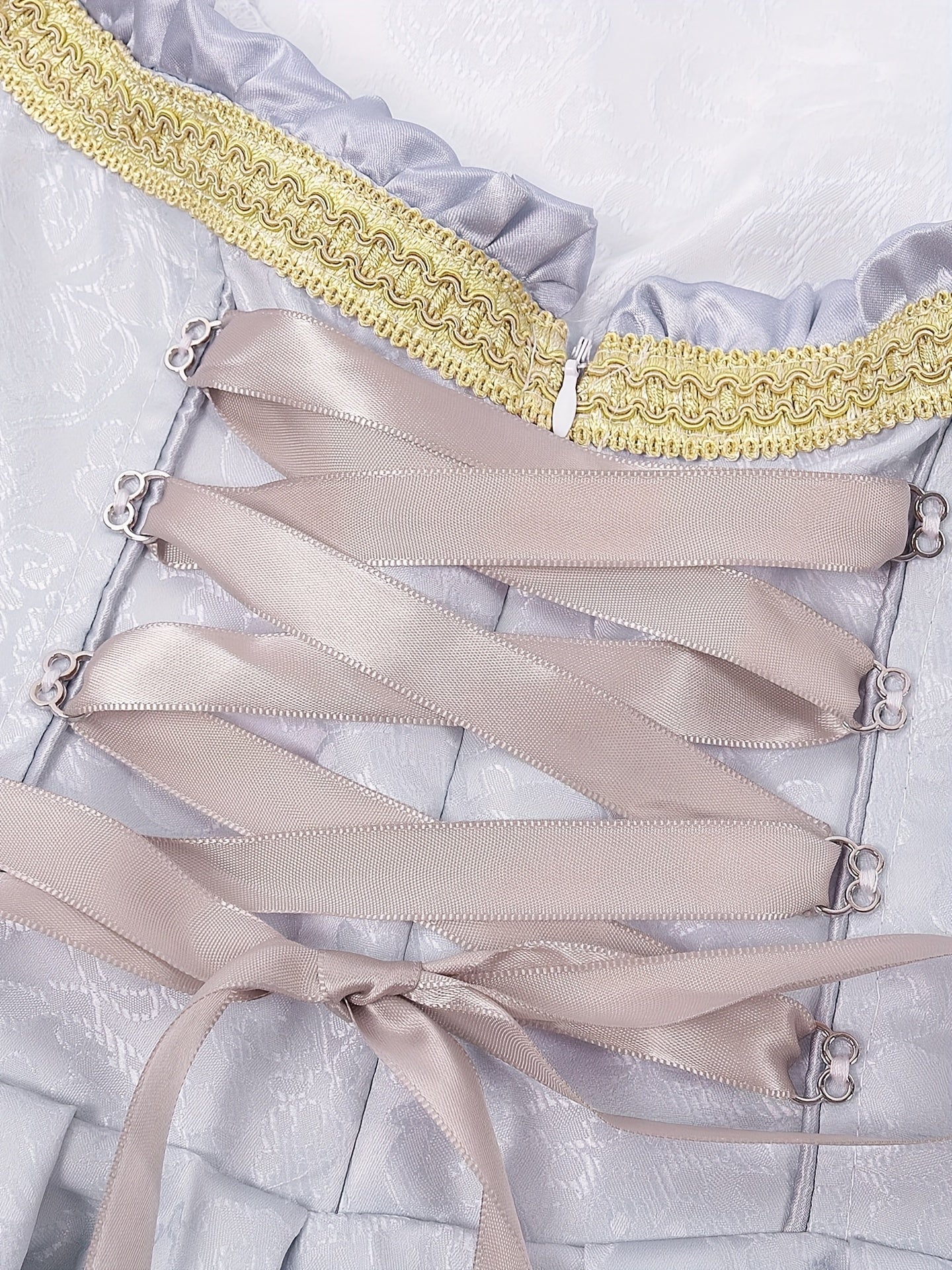 RoseVale – Romantic Alpine Dirndl Dress with Floral Lace and Satin Sash