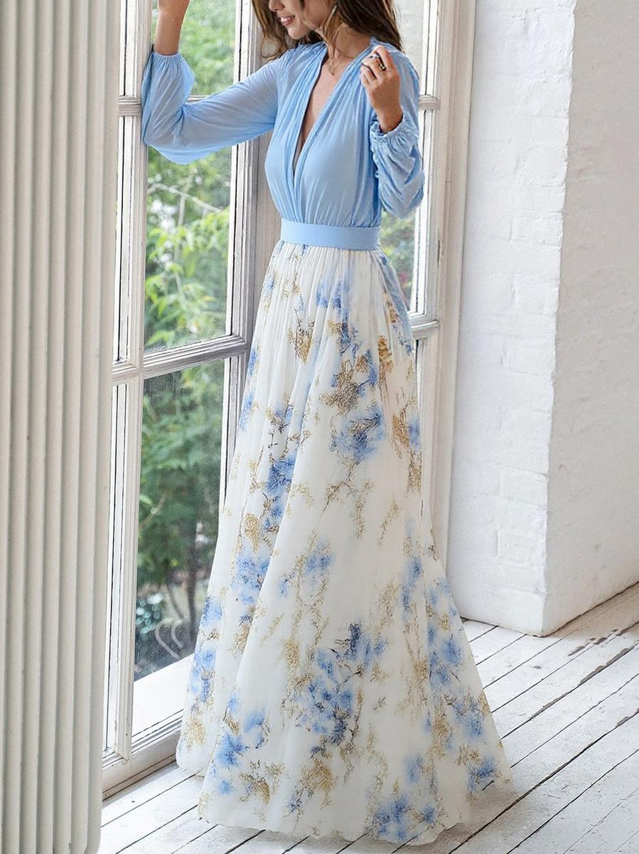 LioraBelle™ Floral Maxi Dress — Effortless Elegance in Bloom