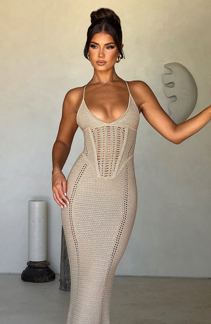 Zaraelle Maxi Dress™ — Sculpted Elegance Meets Breathable Comfort
