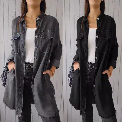 EveraDenim™ Shirt-Jacket — Soft, Sleek Longline Layers