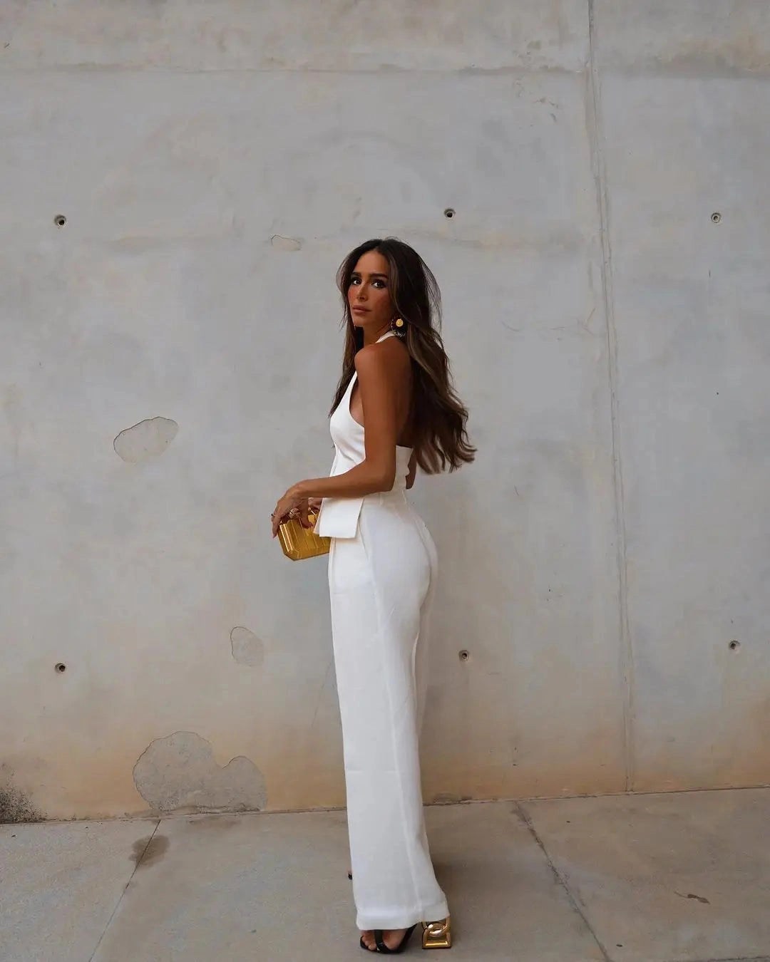 Solarelle™ Backless Jumpsuit — Sleek Silhouette, Bold Confidence