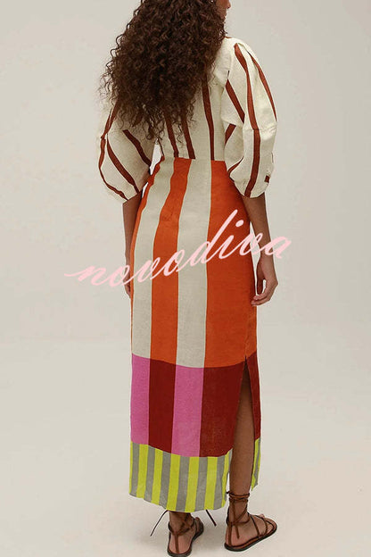 Linen Midi Dress™ — Breezy Elegance Meets Effortless Style