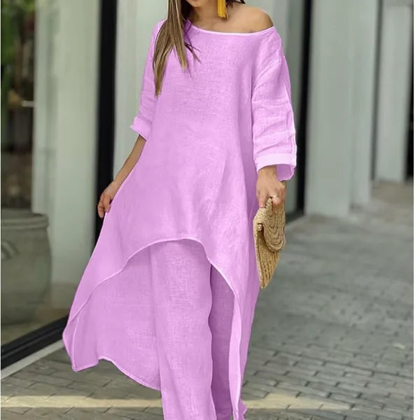 Cotton Linen Set™ — Flattering Comfort, Everyday Elegance