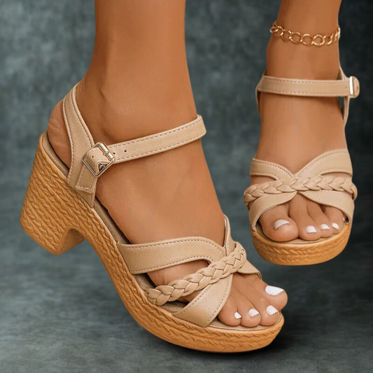 LioraStride™ Heel — Cushioned Elegance with Steady Poise