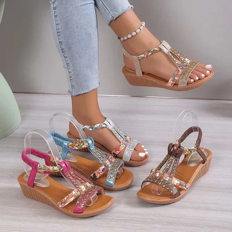 MariselleAura™ Sandals — Boho Charm Meets All-Day Comfort