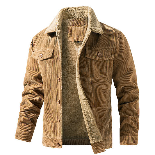 Arden Ridge Sherpa Corduroy Jacket™ — Cozy Texture Meets Effortless Edge
