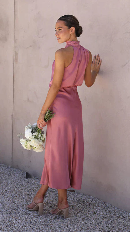 LioraLuxe™ Shimmer Maxi Dress — Glow with Timeless Elegance