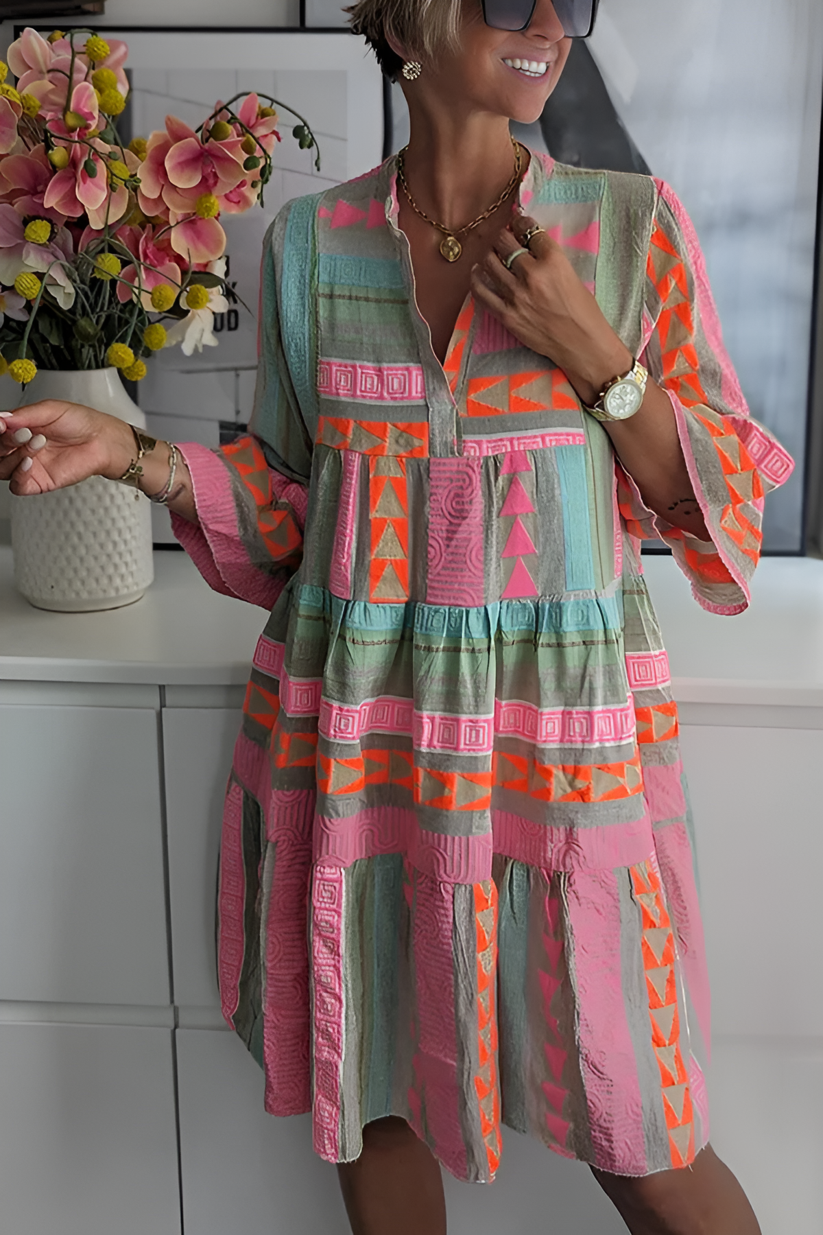 MarenVale™ Breeze Dress — Flowing Comfort Meets Artistic Flair