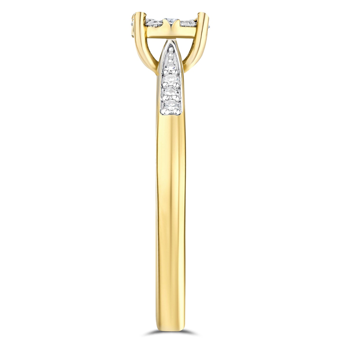 Lab-Grown Diamond Cluster Ring™ — Sustainable Sparkle, Effortless Glamour