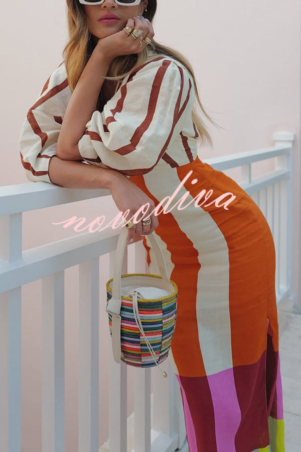 Linen Midi Dress™ — Breezy Elegance Meets Effortless Style