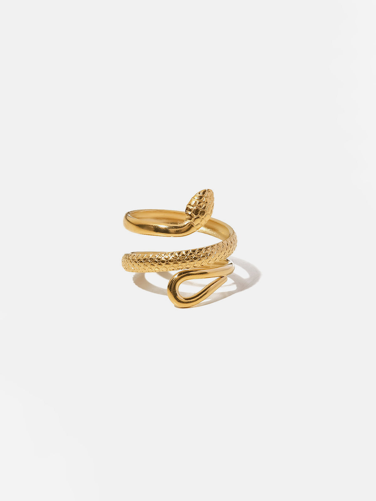 Serpentis™ Adjustable Snake Ring — Effortless Edge, Endless Elegance