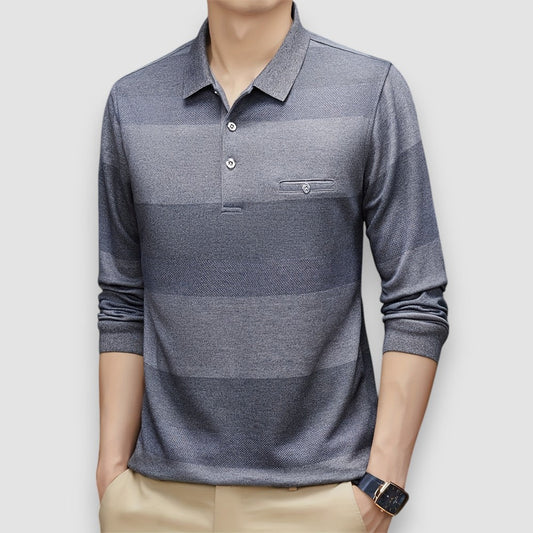 Striped Polo™ — Tailored Comfort Meets Modern Flair