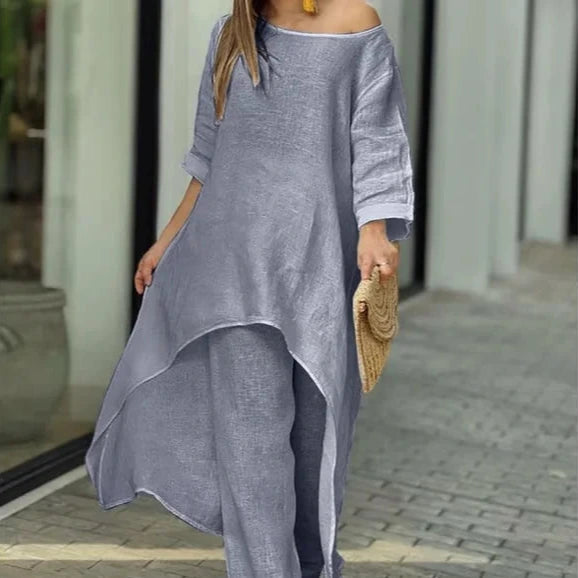 Cotton Linen Set™ — Flattering Comfort, Everyday Elegance