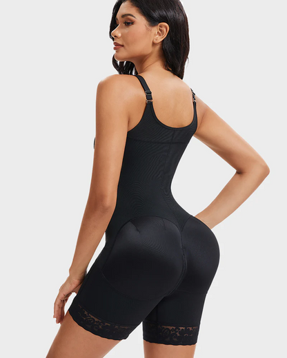 Tummy Control Butt Lifter Shaper with Zipper Crotch Fajas Colombianas — Sculpted Curves, Seamless Comfort
