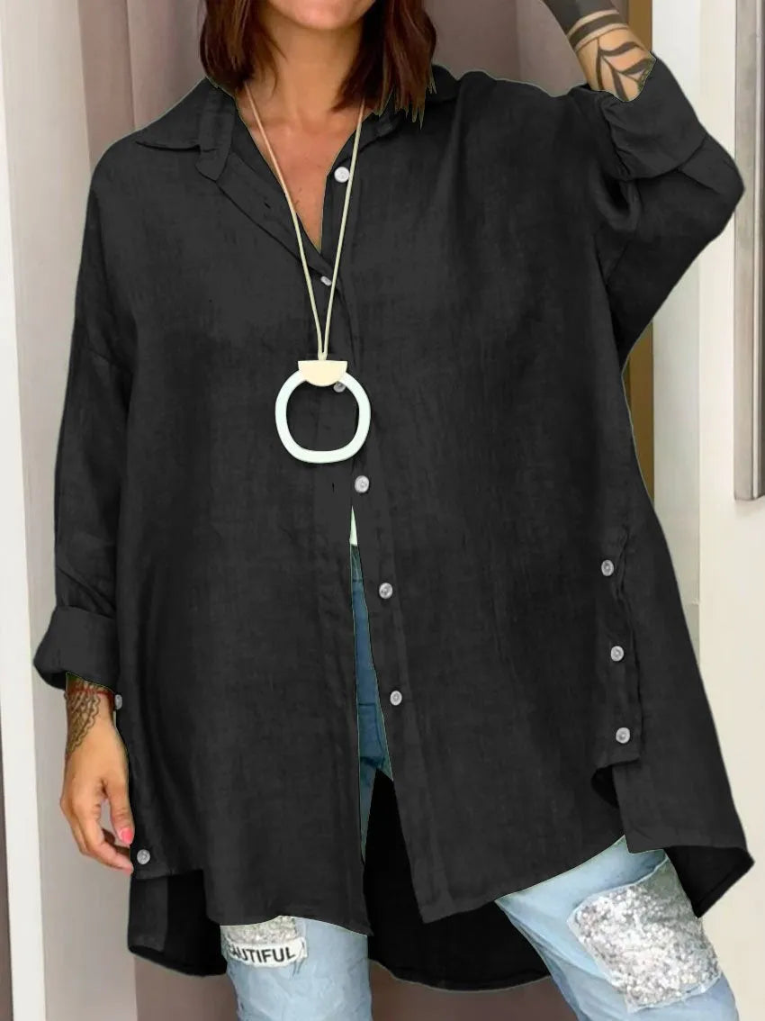 CalelaOversized™ Shirt — Breezy Comfort, Timeless Style
