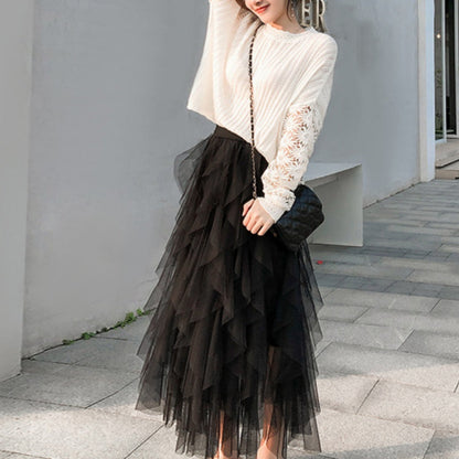VelonaLayer™ Skirt — Light Layers, Effortless Elegance